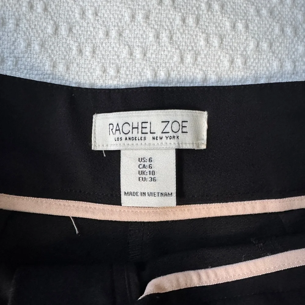 Rachel Zoe Elegant Black High Waist Dress Shorts Size 6
